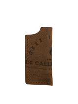 "THE COMBUSTION" LEATHER LIGHTER SLEEVE - PEBBLED EARTH