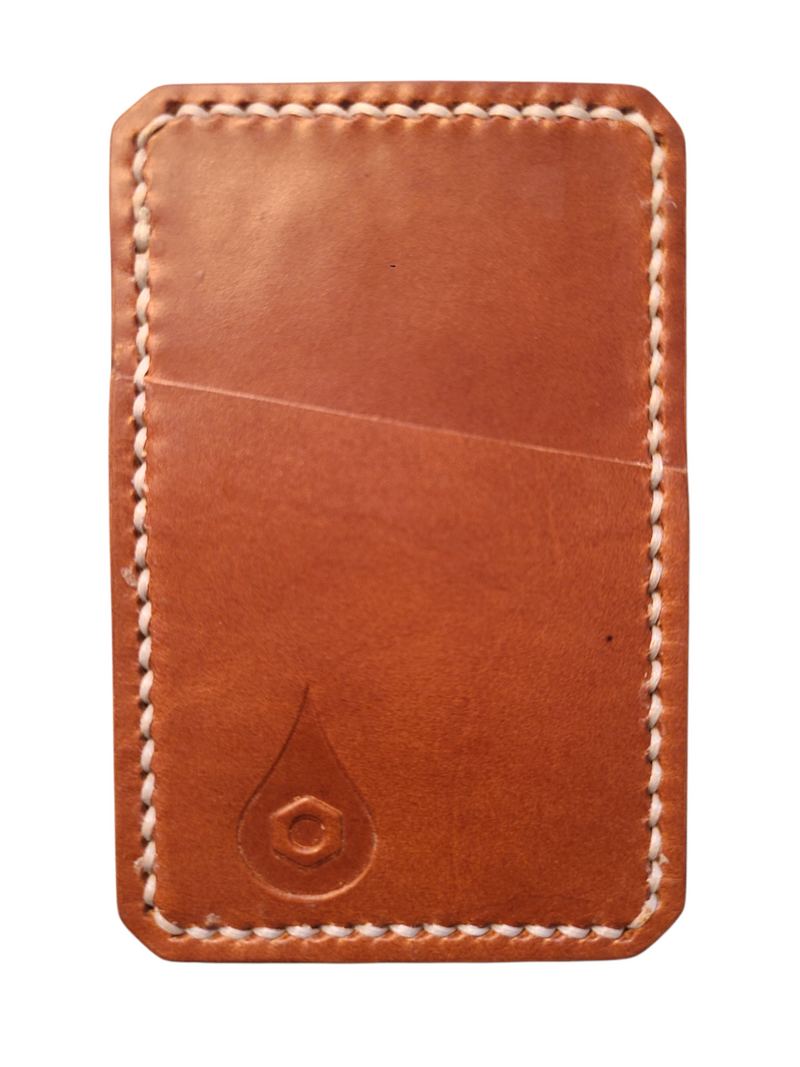 "THE CAPITALIST" *SINGLE POCKET VERTICAL CARD HOLDER* - WHISKEY
