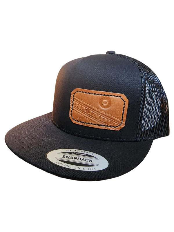 STATUS SYMBOL "BENCHMARK" *FIVE PANEL* SNAPBACK - BLACK/BROWN